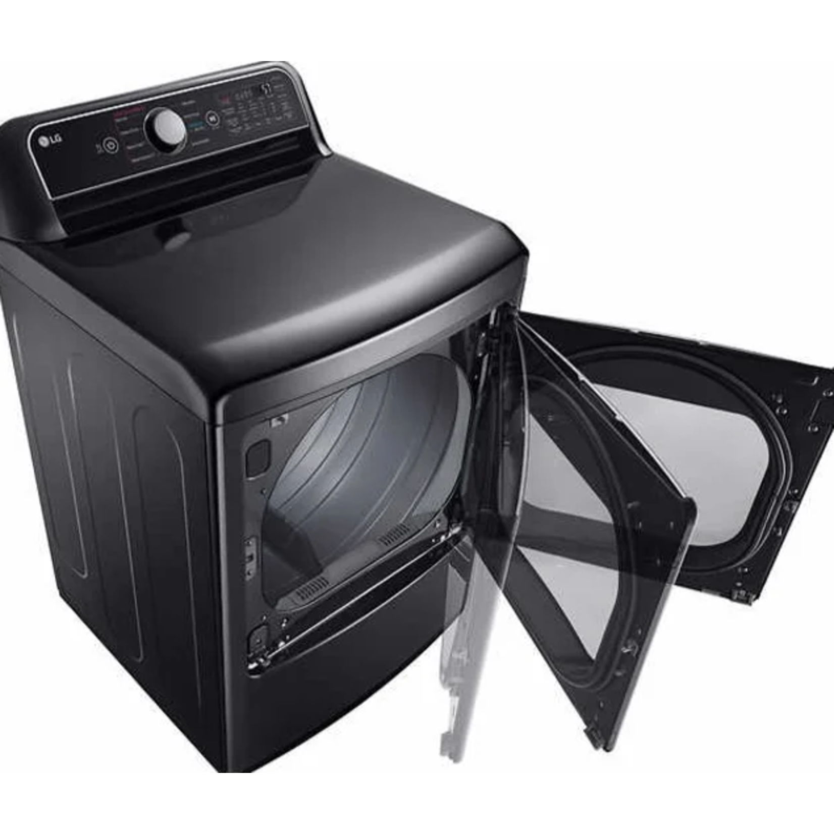 LG #DLEX7480LE - 7.3 cu. ft. Smart Rear Control Electric Energy Star Dryer with Sensor Dry & Steam Technology