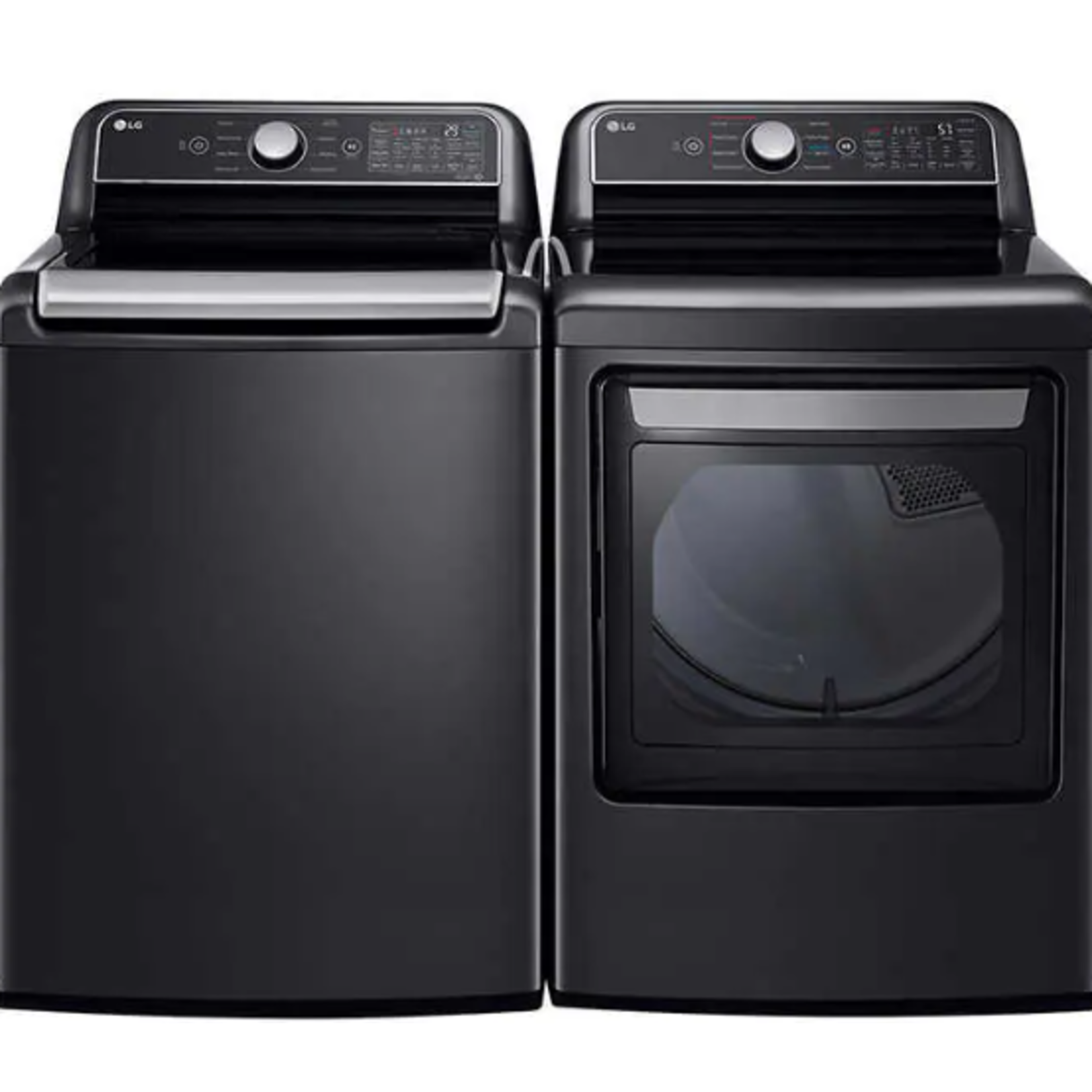 LG #DLEX7480LE - 7.3 cu. ft. Smart Rear Control Electric Energy Star Dryer with Sensor Dry & Steam Technology