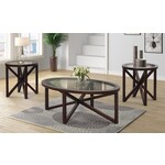 Nationwide Furniture Distributors T350-3 NATIONWIDE Contemporary Coffee Table Set