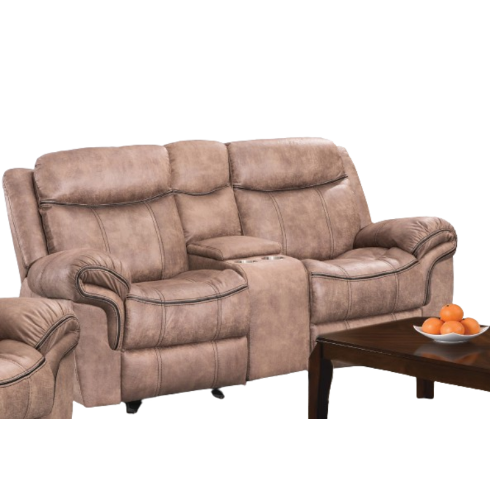 Nationwide Furniture Distributors U105L - NATIONWIDE Reclining Loveseat With Console