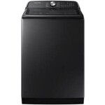 SAMSUNG WA54CG7105AV  5.4 cu.ft. Extra-Large Capacity Smart Top Load Washer with ActiveWave Agitator and Super Speed Wash in Brushed Black