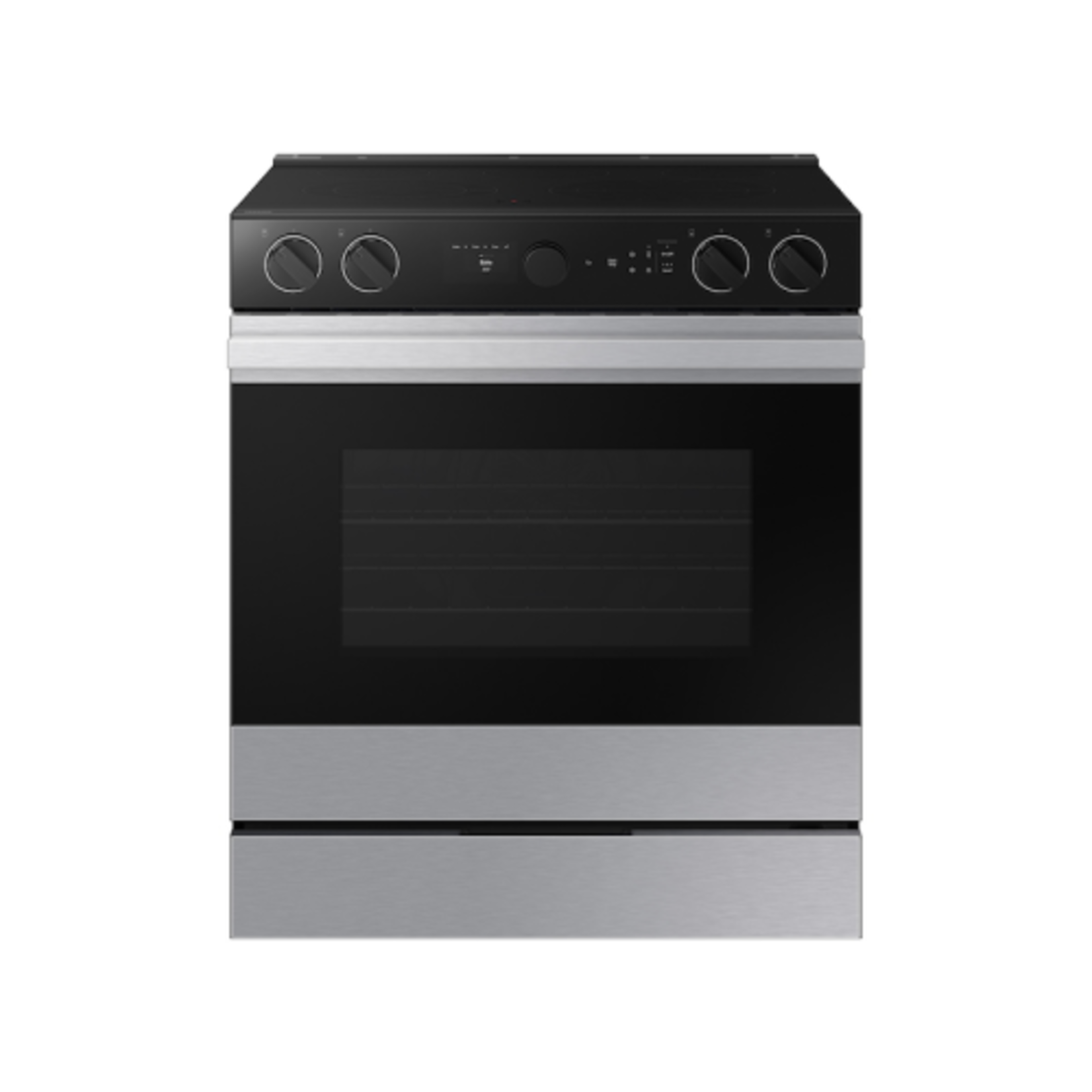 SAMSUNG NS16DG9100SR 30 Inch Slide-In Induction Smart Range with 4 Elements, 6.3 cu. ft. Oven Capacity, Sync Burner, Storage Drawer, Self & Steam Clean, Sabbath Mode, ADA Compliant and ENERGY STAR®: Stainless
