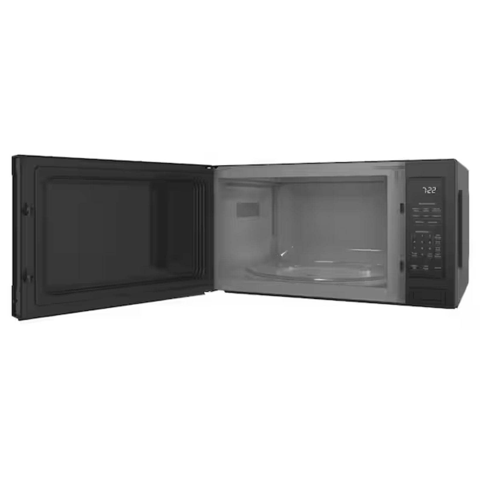 GE #PES7227DL4BB GE Profile™ 2.2 Cu. Ft. Countertop Microwave in Black with Sensor Cooking