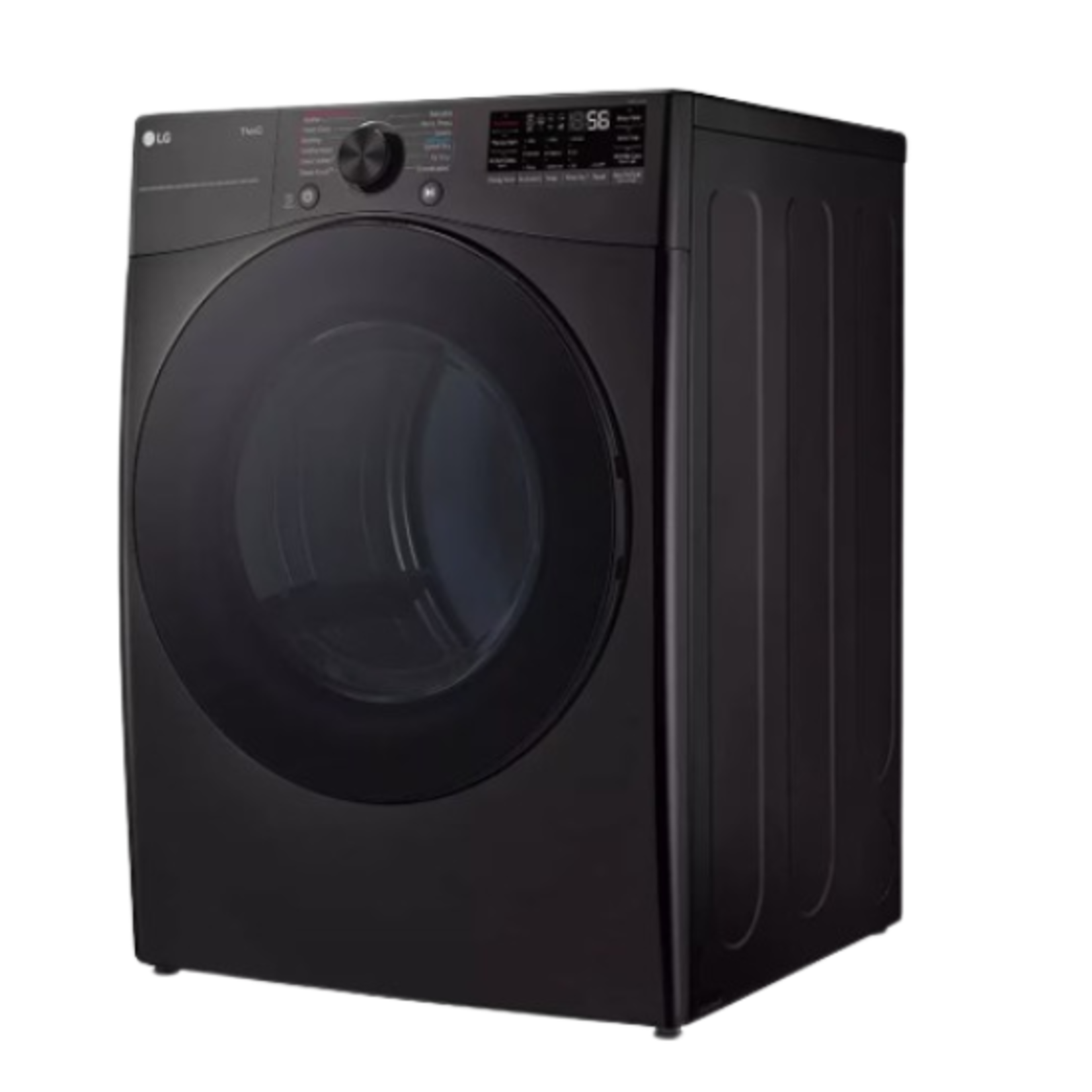 LG #DLEX4080B 7.4 cu. ft. Smart Front Load Energy Star Electric Dryer with Sensor Dry & Steam Technology