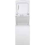 GE #GUD24ESSMWW - GE Unitized Spacemaker® 2.3 cu. ft. Capacity Washer with Stainless Steel Basket and 4.4 cu. ft. Capacity Electric Dryer