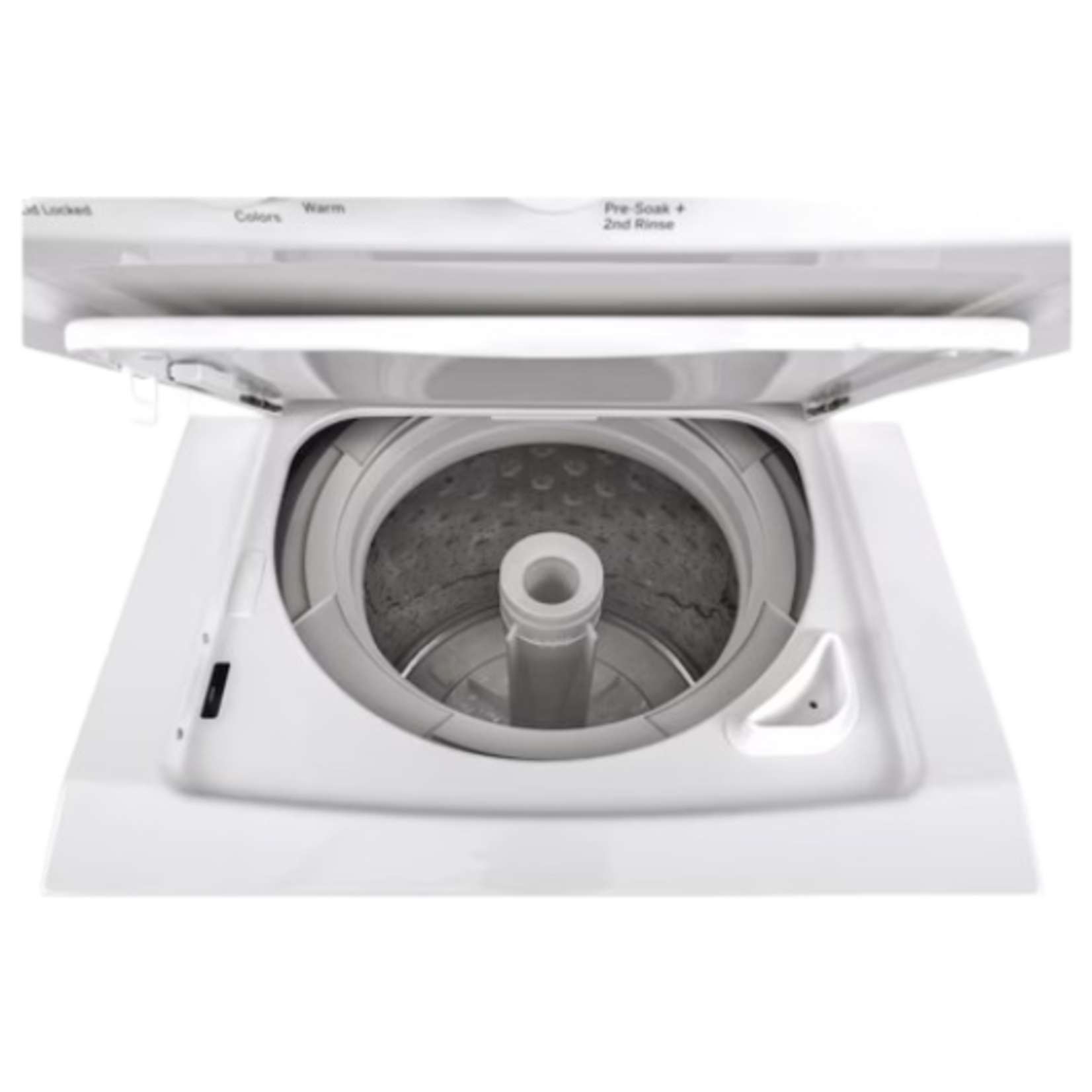 GE #GUD24ESSMWW - GE Unitized Spacemaker® 2.3 cu. ft. Capacity Washer with Stainless Steel Basket and 4.4 cu. ft. Capacity Electric Dryer