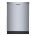 BOSCH #SHS43CF5N - Bosch 300 Series 24-in Top Control Smart Built-In Dishwasher With Third Rack (Stainless Steel), 48-dBA Very Quiet Sound Level