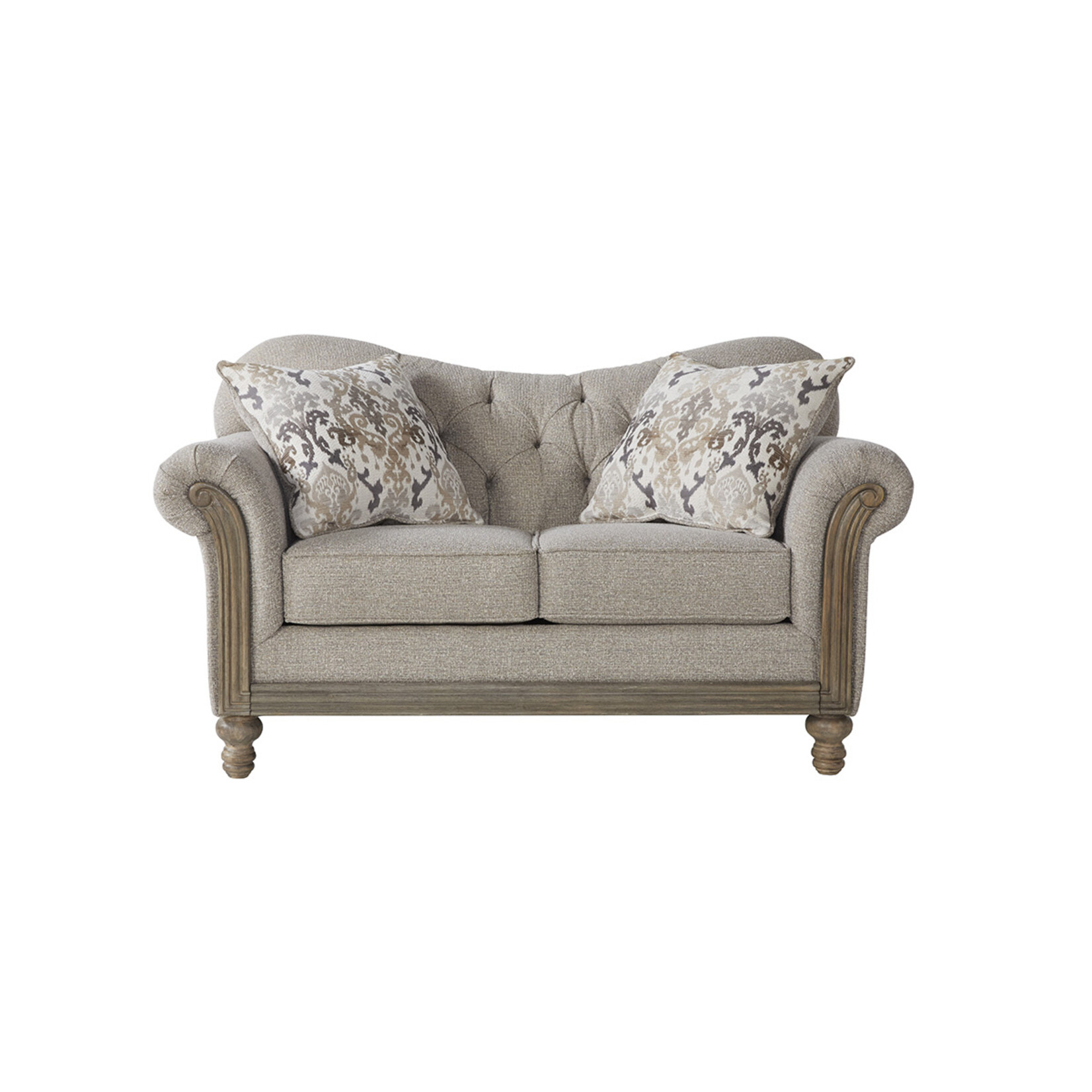 Hughes Furniture Hughes Furniture  Sandstone Oyster Loveseat