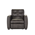 Hughes Furniture #53019RCL01 - Hughes Furniture Dbl Reclining Chair in Sheath Walnut