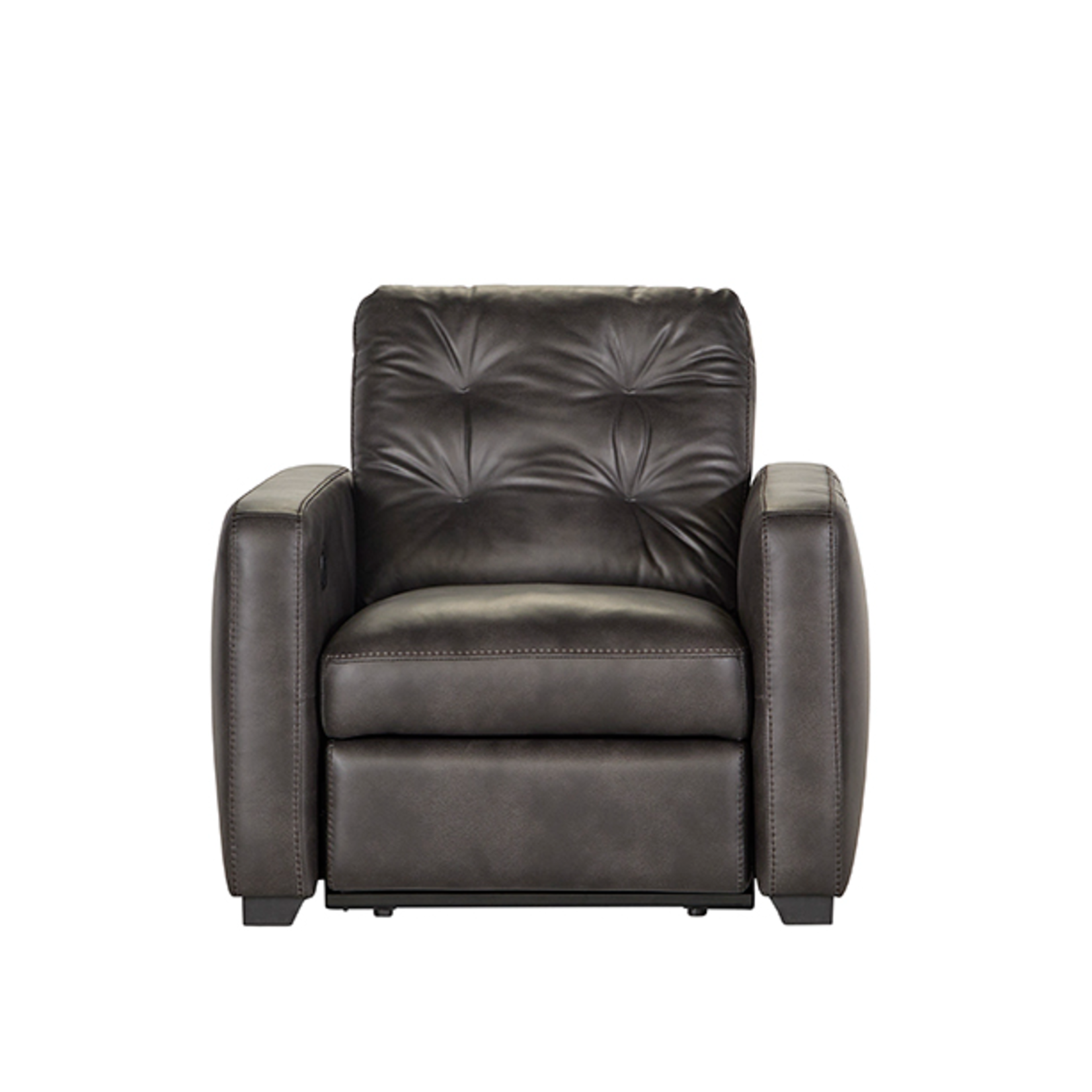 Hughes Furniture Hughes Furniture Dbl Reclining Chair in Sheath Walnut