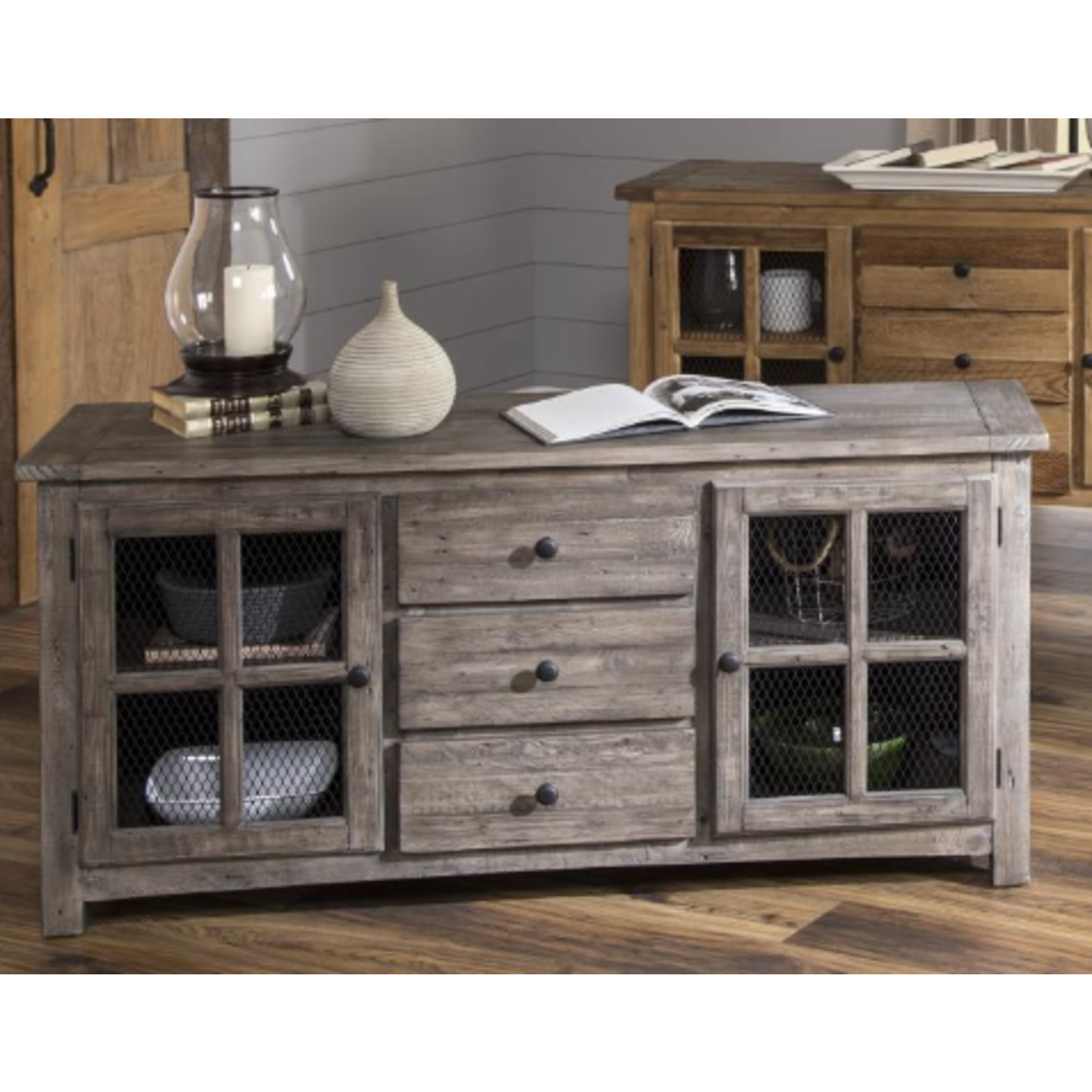 Kith Furniture Kith Furniture Weathered Gray Reclaimed Console