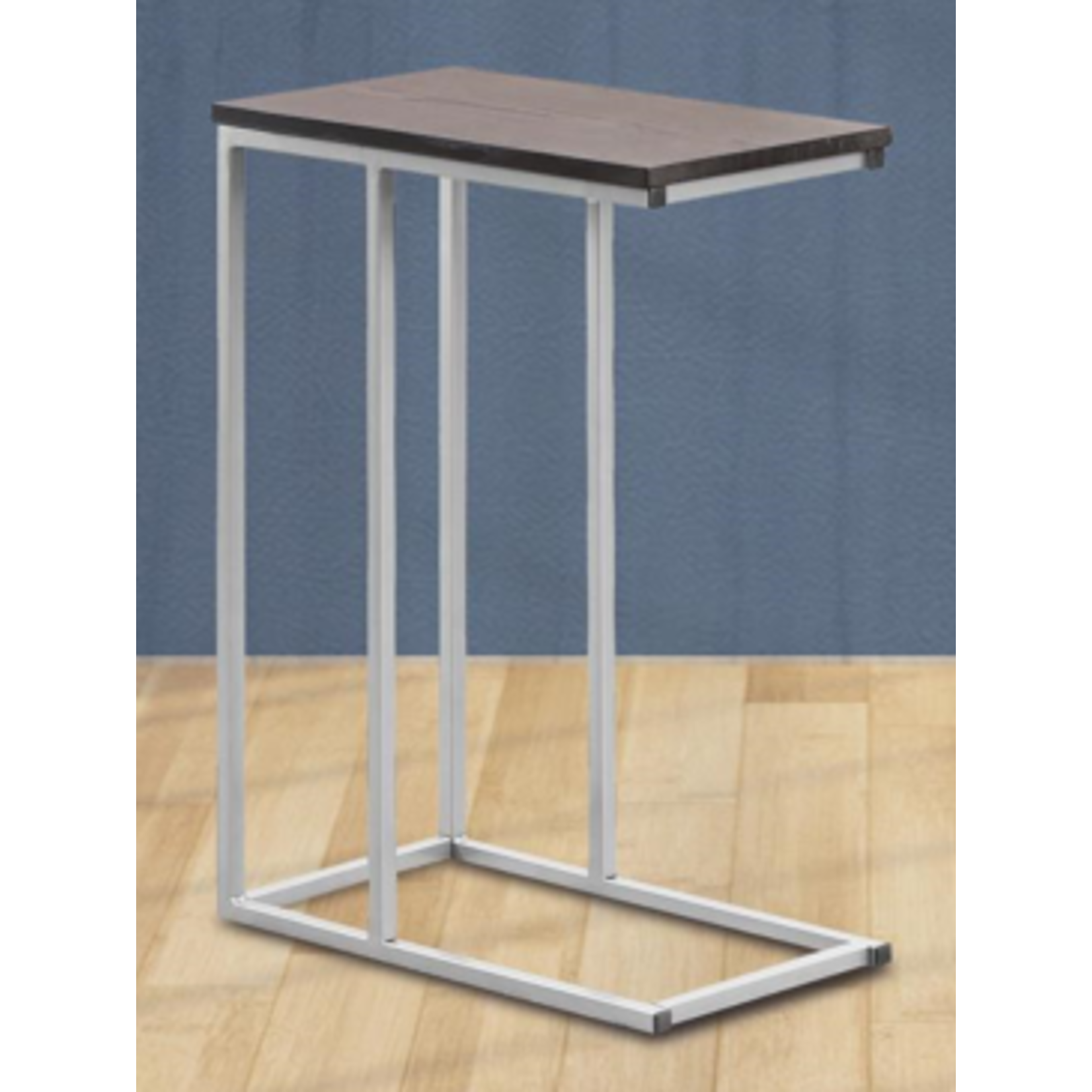 Kith Furniture Kith Furniture C-Table Silver Frame Black Top