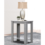Kith Furniture #*24-GRY Kith Furniture Gray Side Table
