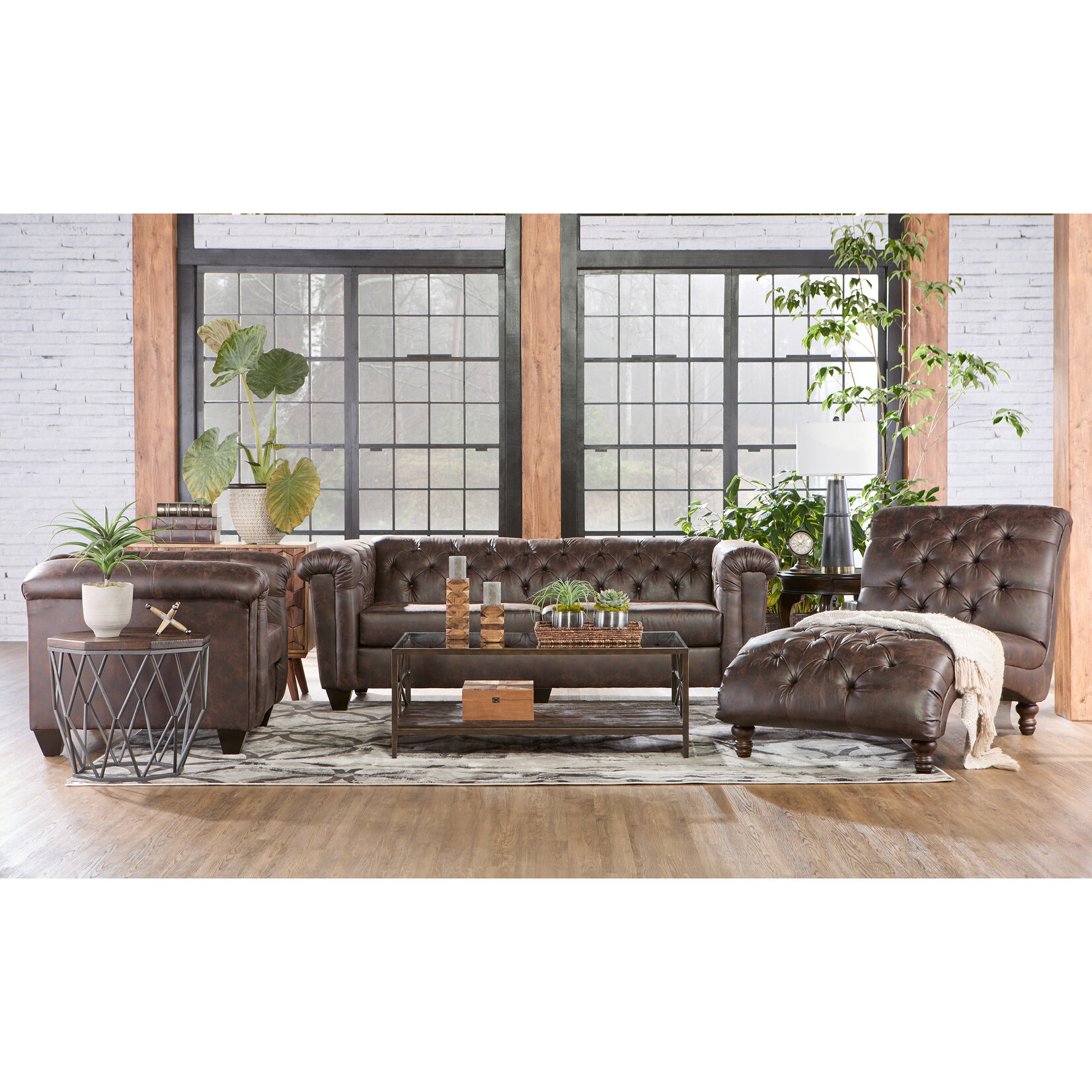 Hughes Furniture Hughes Furniture Ridgeline Brownie Loveseat