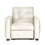 Hughes Furniture #*53019WHSI01 - Hughes Furniture Dbl Reclining Chair in Supple Ivory