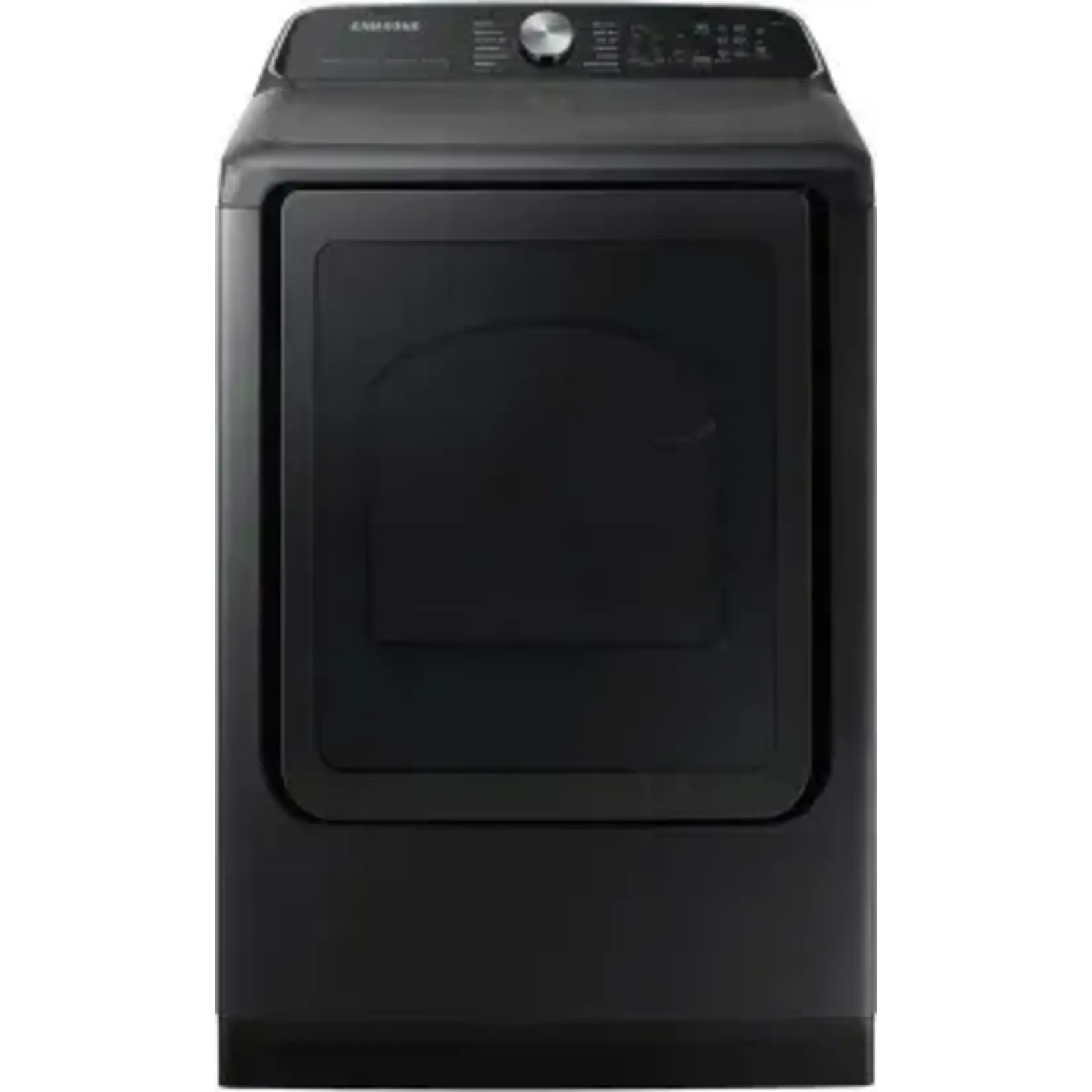 SAMSUNG #*DVE55CG7100V 7.4 cu. ft. Vented Smart Front Load Electric Dryer with Steam Sanitize+ in Brushed Black