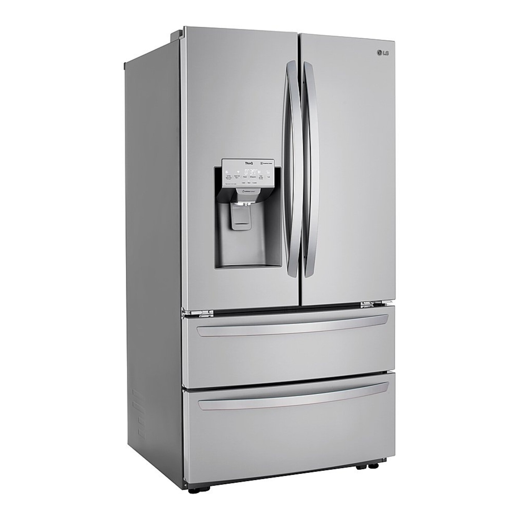 LG LG 28 Cu. Ft. 4 Door French Door Smart Refrigerator with Dual Ice with Craft Ice and Double Freezer in Stainless Steel