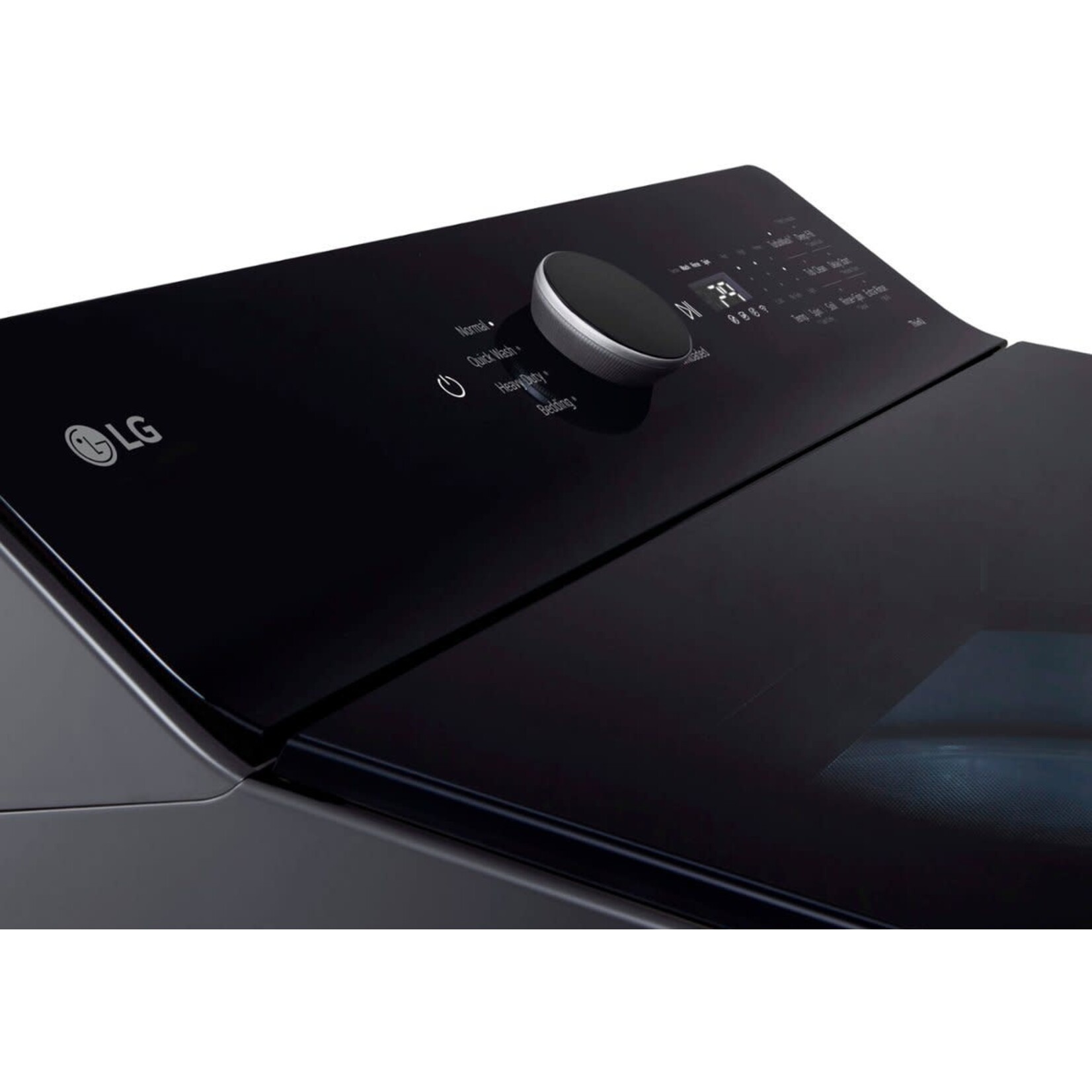 LG #WT8400CB - LG  5.5 Cu. Ft. High Efficiency Smart Top Load Washer with EasyUnload in Matte Black