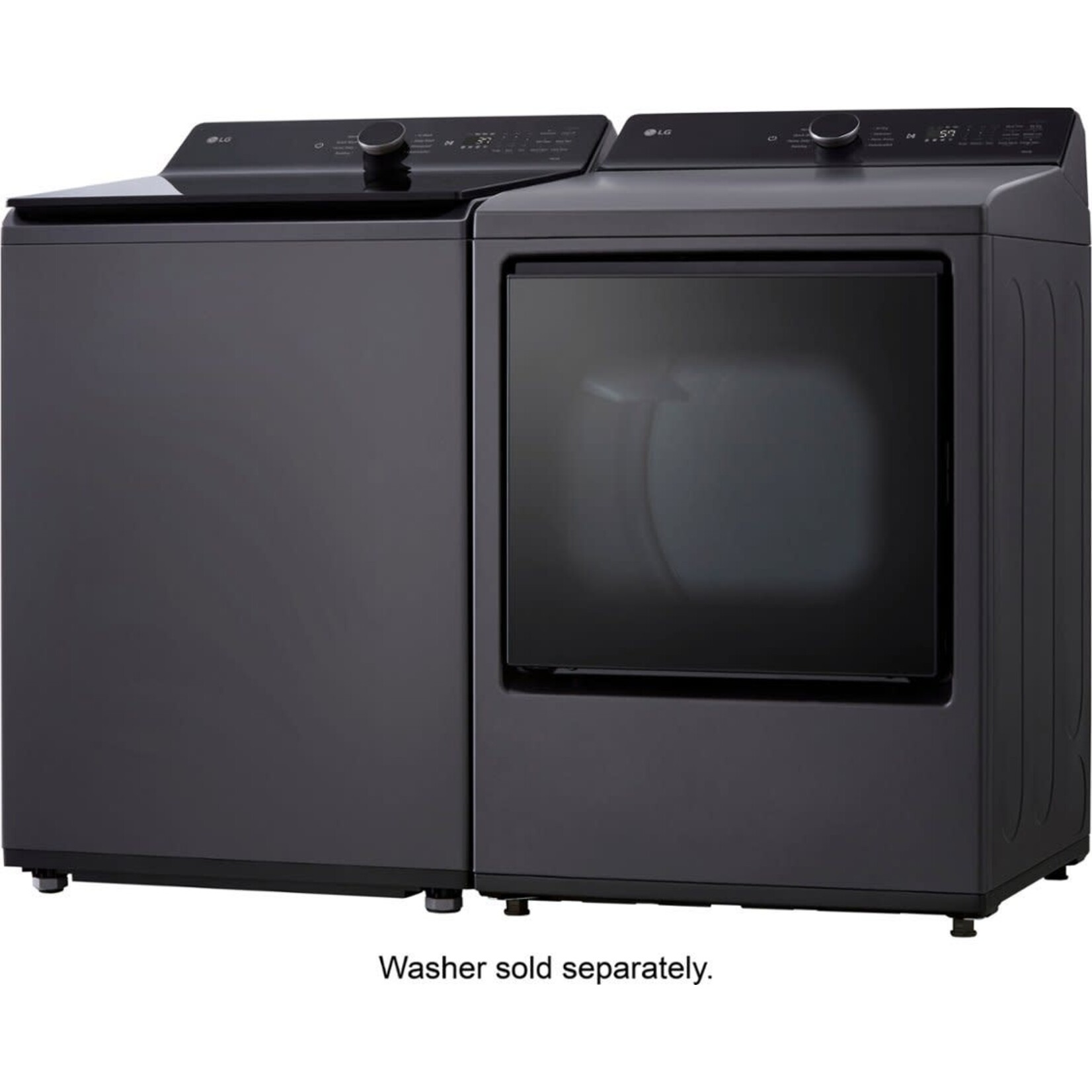 LG #DLE8400BE - LG 7.3 Cu. Ft. Smart Electric Dryer with EasyLoad Door in Matte Black