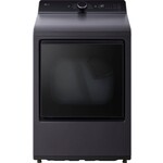 LG #DLE8400BE - LG 7.3 Cu. Ft. Smart Electric Dryer with EasyLoad Door in Matte Black