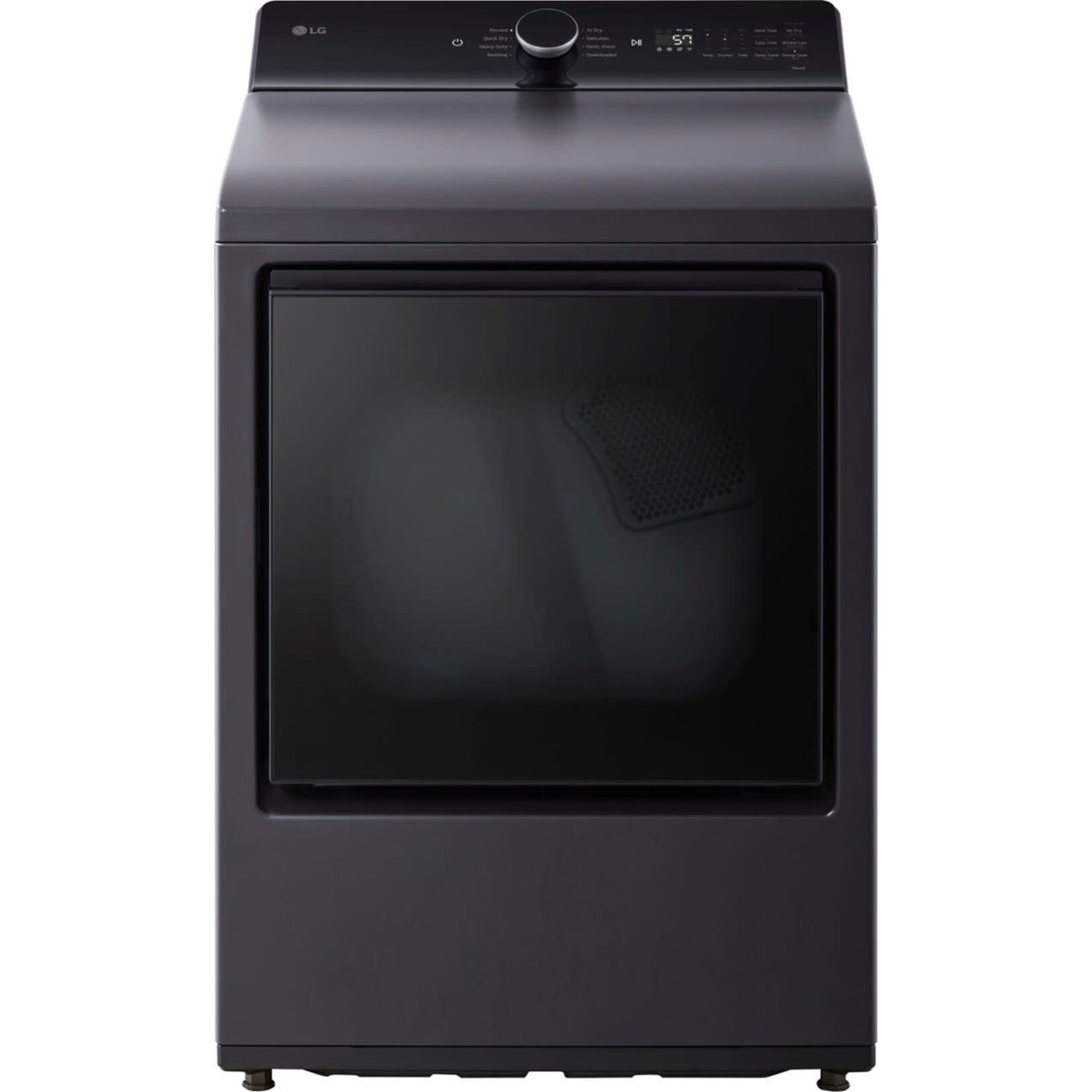 LG #DLE8400BE - LG 7.3 Cu. Ft. Smart Electric Dryer with EasyLoad Door in Matte Black