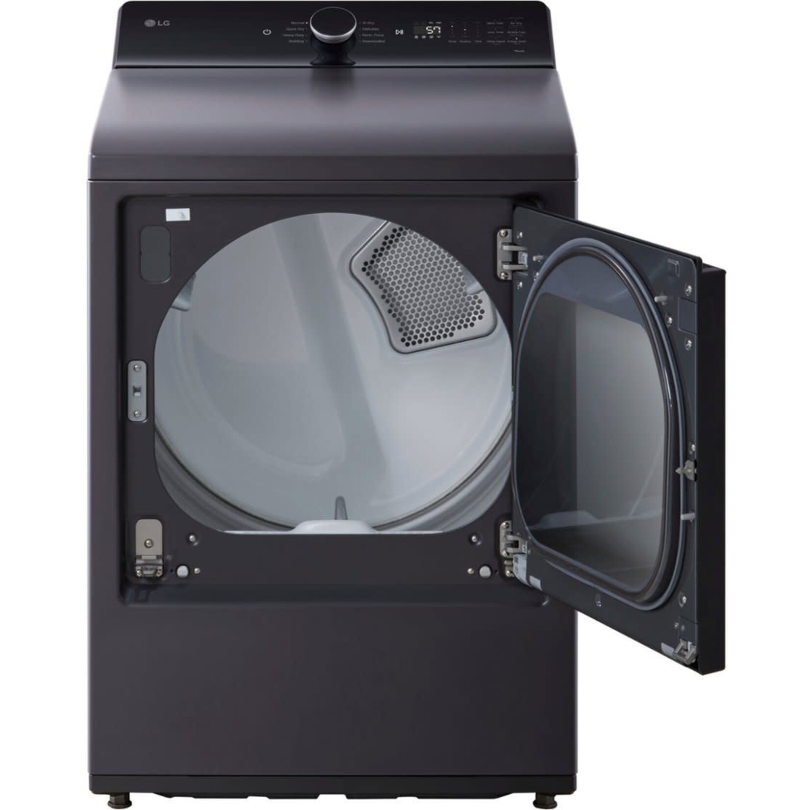 LG #DLE8400BE - LG 7.3 Cu. Ft. Smart Electric Dryer with EasyLoad Door in Matte Black