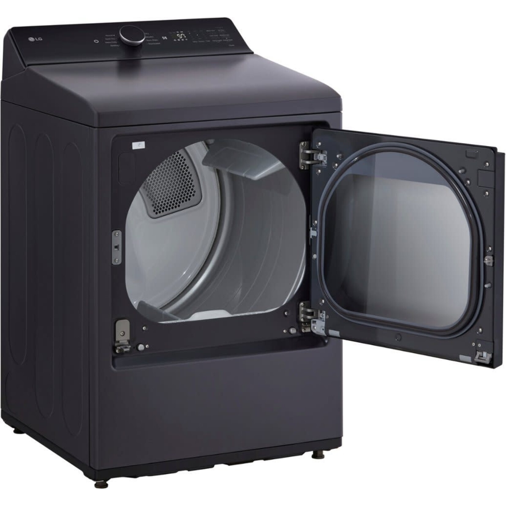 LG #DLE8400BE - LG 7.3 Cu. Ft. Smart Electric Dryer with EasyLoad Door in Matte Black