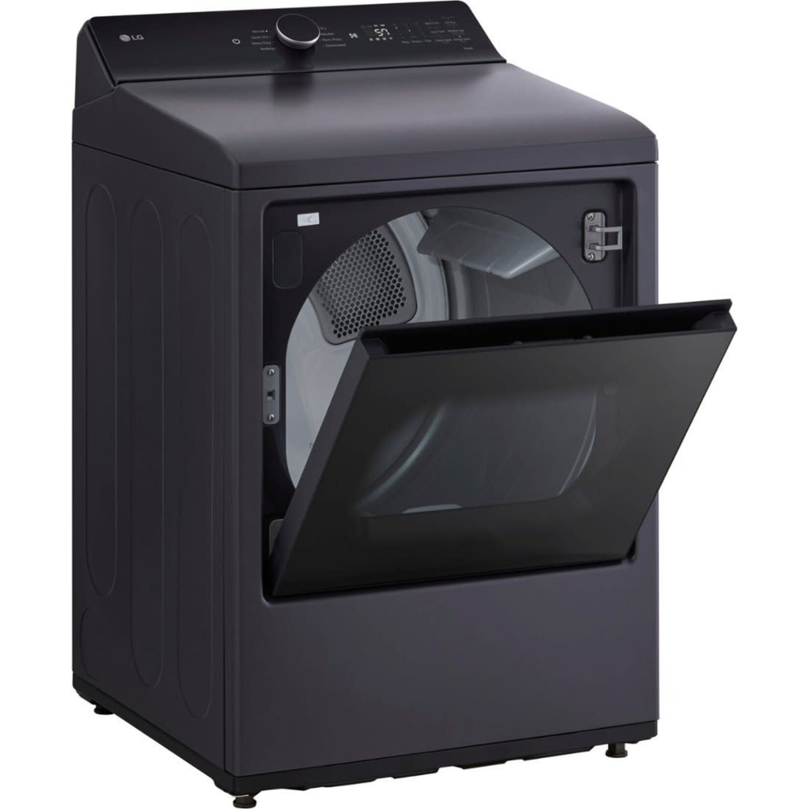 LG #DLE8400BE - LG 7.3 Cu. Ft. Smart Electric Dryer with EasyLoad Door in Matte Black