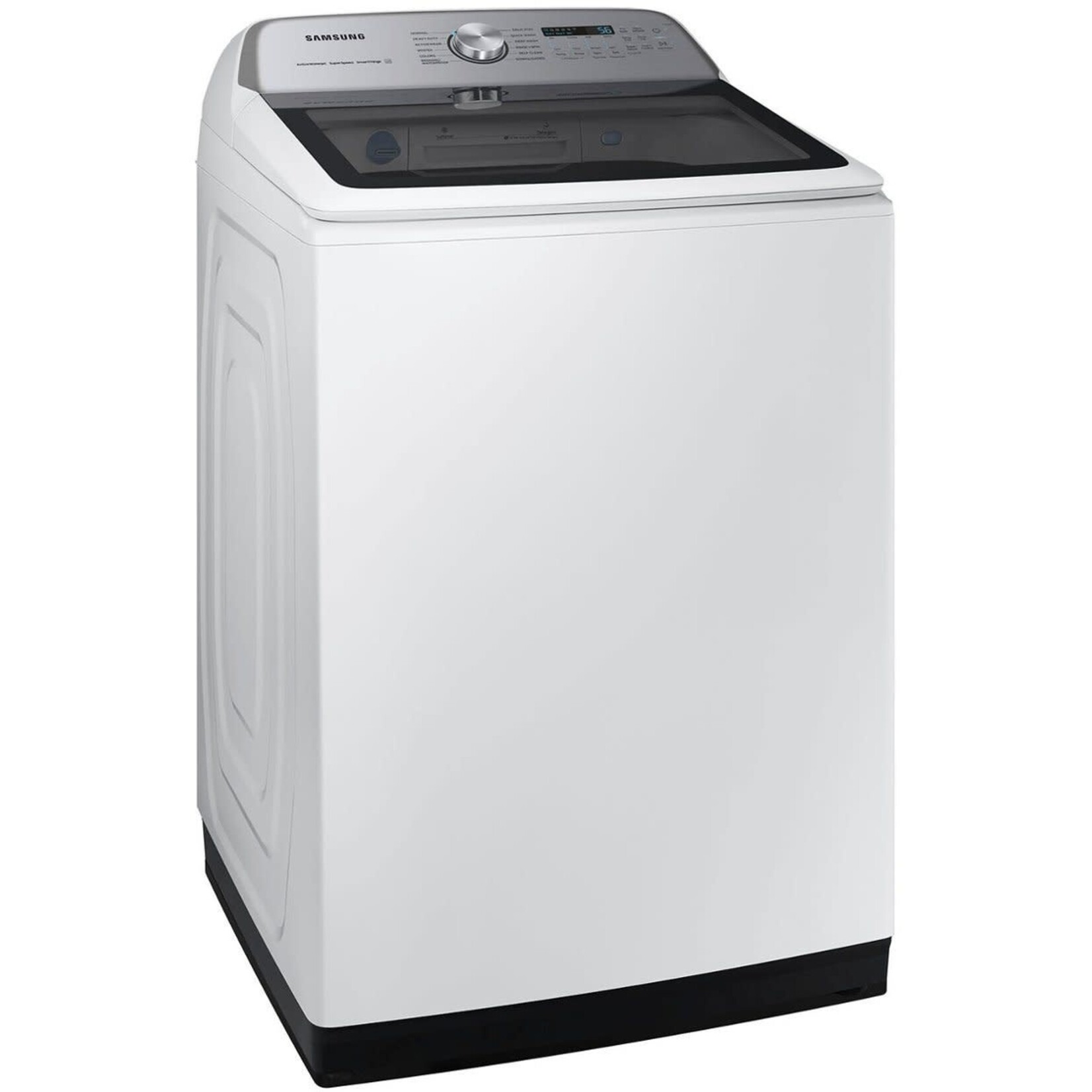 SAMSUNG Samsung 5.2 cu. ft. Large Capacity Smart Top Load Washer with Super Speed Wash in White