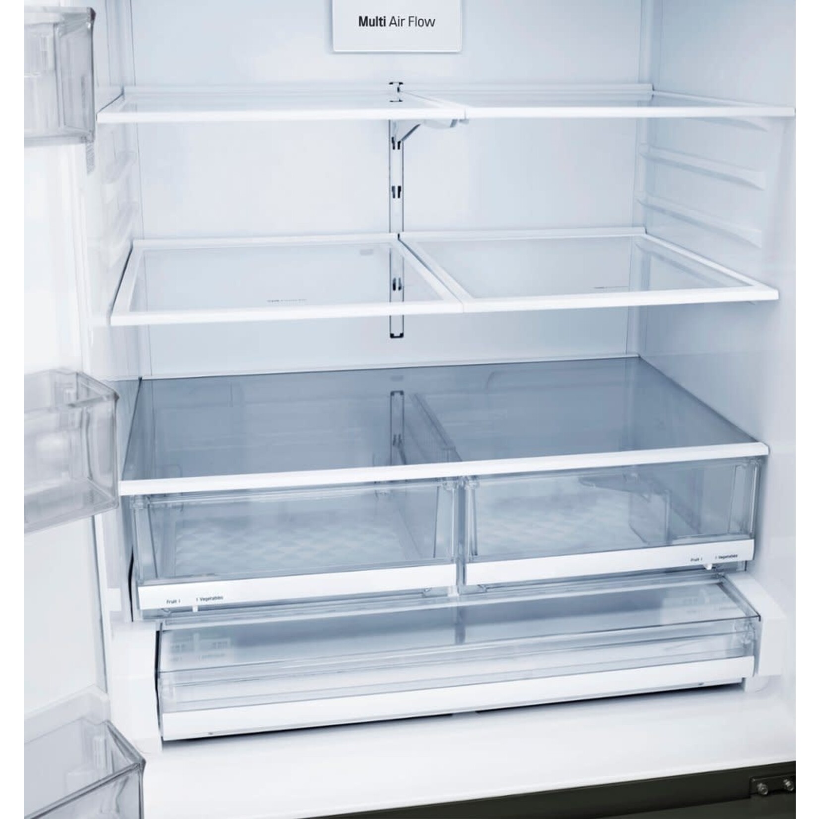 LG LRFS28XBD - LG 27.7 Cu. Ft. French Door Smart Refrigerator with External Ice and Water in Black Stainless Steel