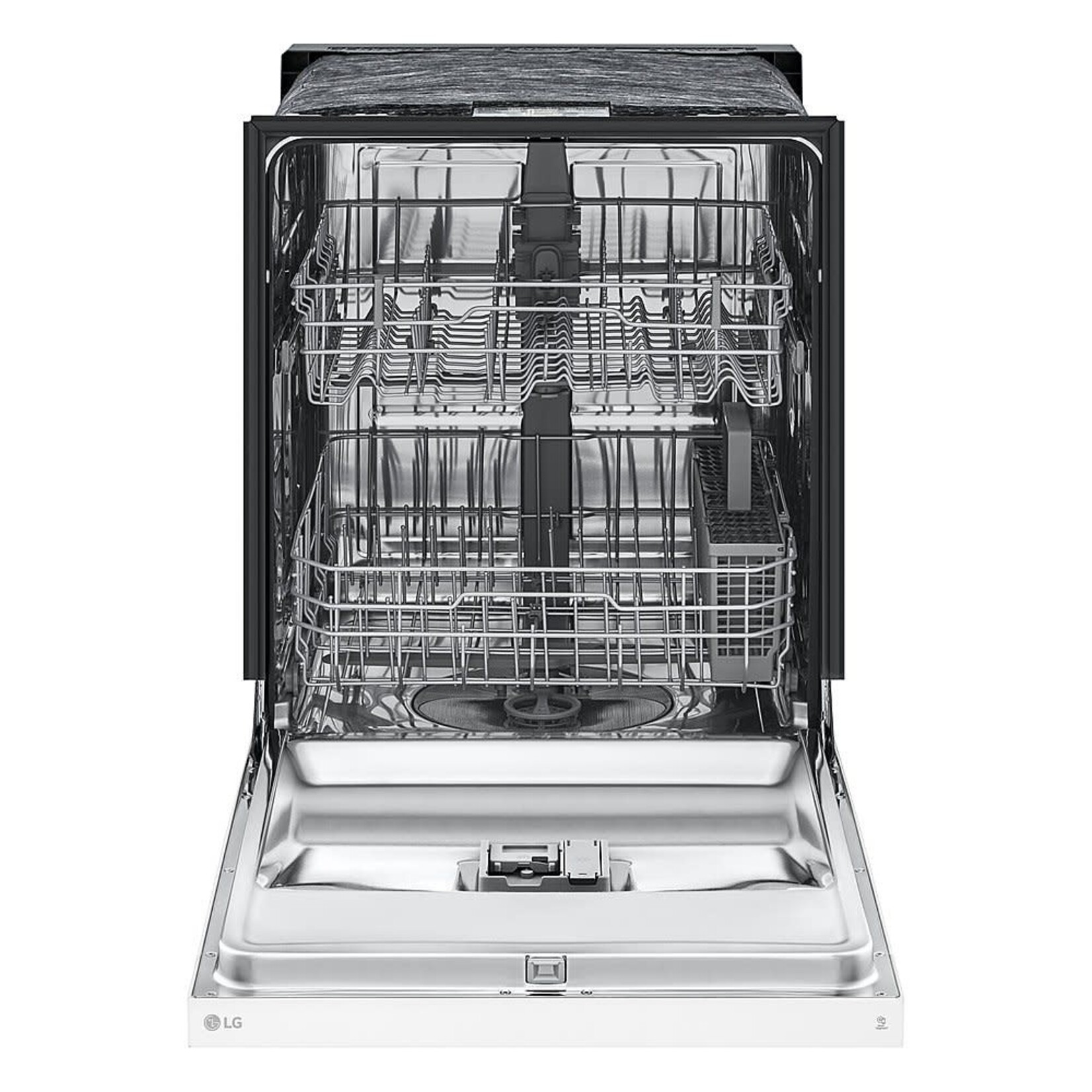 LG #LDFC2423W - LG  24" Wide Front Control Dishwasher with LoDecibel Operation and Dynamic Dry™ in White