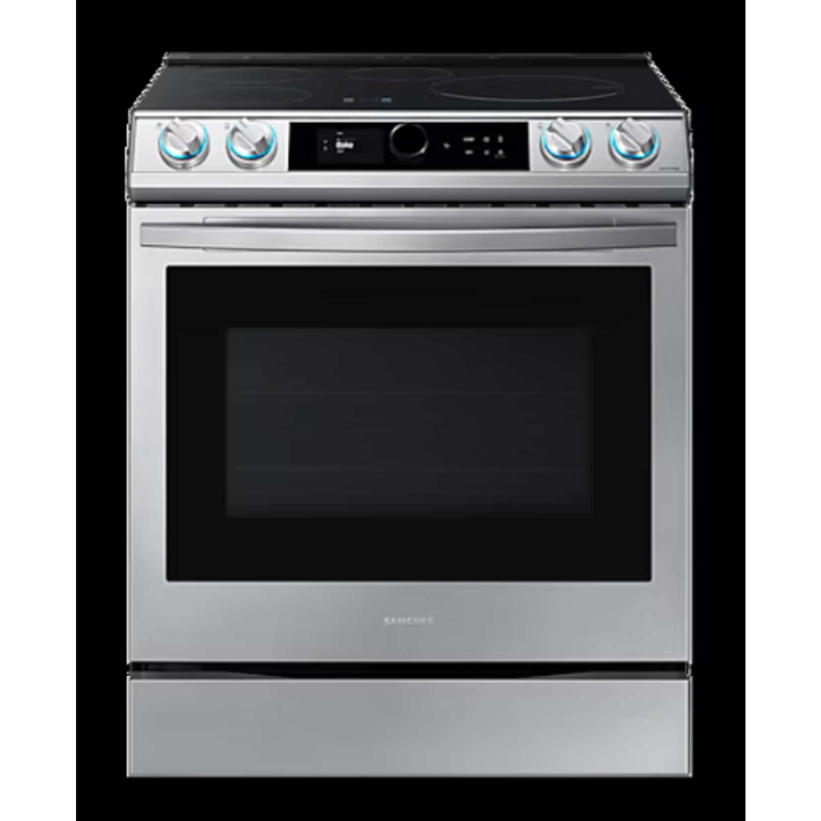 SAMSUNG #NE63T8911SS Samsung - 6.3 cu. ft. Slide-in Induction Range with Smart Dial, WiFi & Air Fry - Stainless Steel