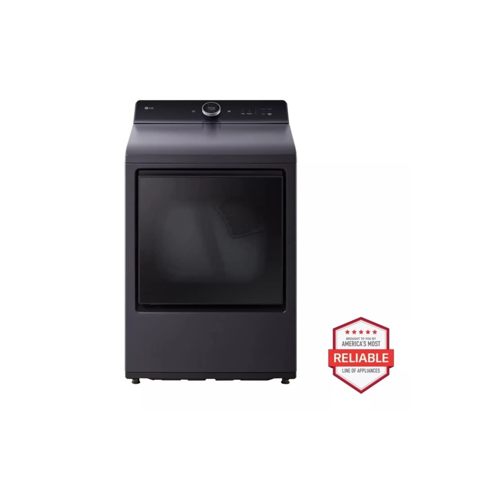 LG *DLEX8600BE 7.3 cu. ft. Vented SMART Electric Dryer in Matte Black with EasyLoad Door, TurboSteam and Sensor Dry Technology