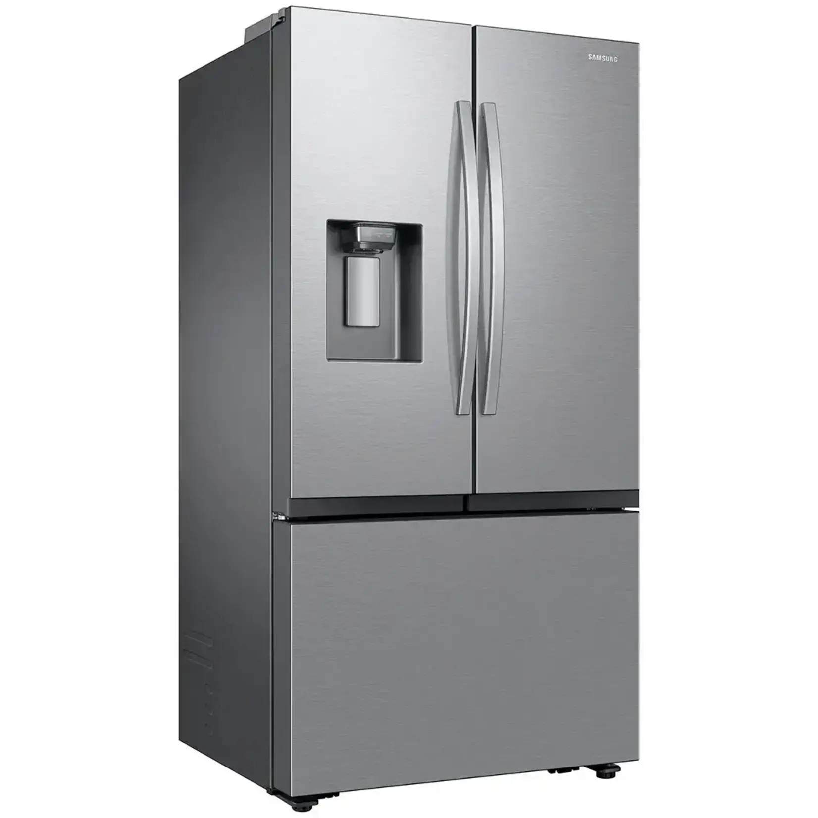 SAMSUNG #*RF27CG5400SR 26 cu. ft. Mega Capacity Counter Depth 3-Door French Door Refrigerator with Four Types of Ice in Stainless Steel