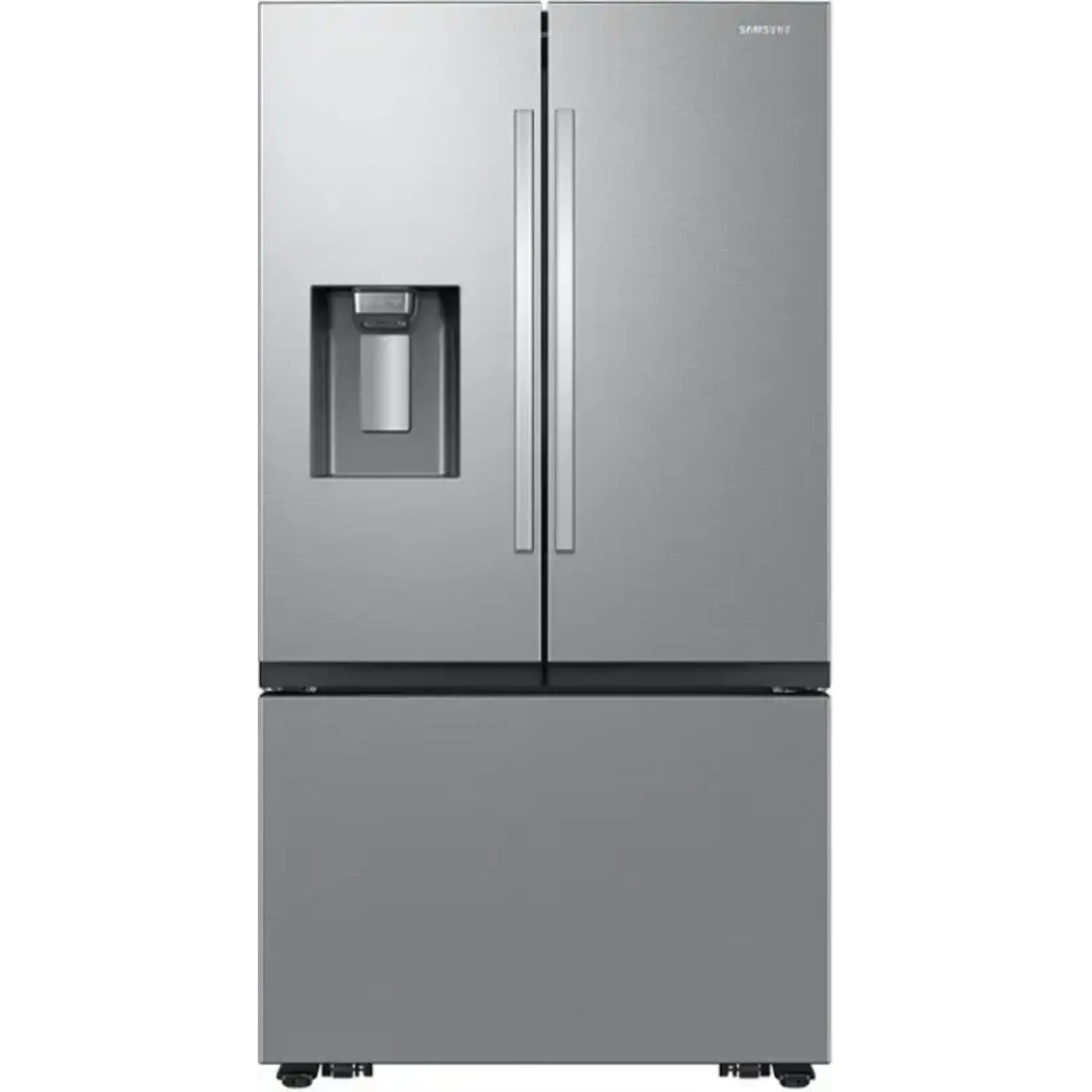 SAMSUNG #*RF27CG5400SR 26 cu. ft. Mega Capacity Counter Depth 3-Door French Door Refrigerator with Four Types of Ice in Stainless Steel