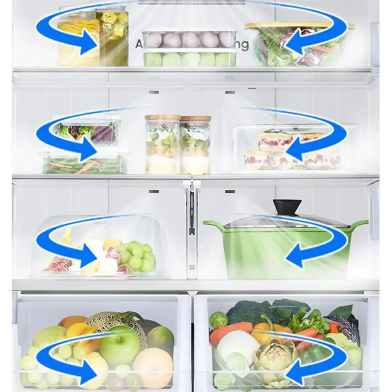 SAMSUNG #*RF27CG5400SR 26 cu. ft. Mega Capacity Counter Depth 3-Door French Door Refrigerator with Four Types of Ice in Stainless Steel
