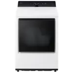 LG #DLE8400WE 7.3 cu. ft. Vented SMART Electric Dryer in Alpine White with EasyLoad Door and Sensor Dry Technology