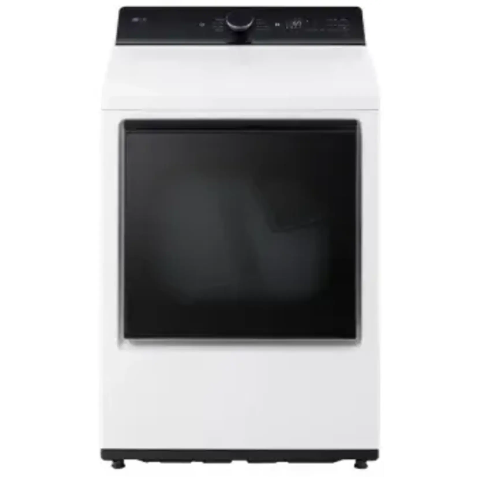 LG #DLE8400WE 7.3 cu. ft. Vented SMART Electric Dryer in Alpine White with EasyLoad Door and Sensor Dry Technology