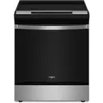Whirlpool WSIS5030RZ 30 in. 4 Elements Slide-In Induction Range in Fingerprint Resistant Stainless Steel with No Preheat Air Fry