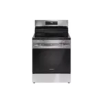 Frigidaire *FCRE306LAF Frigidaire 30-in Glass Top 5 Burners 5.3-cu ft Steam Cleaning Freestanding Electric Range (Easycare Stainless Steel) Item #5608278 |  Model #FCRE306LAF