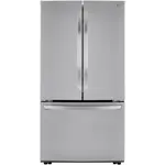 LG #LRFCS29D6S - LG 29 cu. ft. 3-Door French Door Refrigerator in Stainless Steel with Door Cooling+ and Internal Ice Dispenser