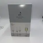 Schott Zwiesel Tritan Crystal Glass Pure Stemware Collection Champagne Flute with Effervescence Points, 7.3-Ounce, Set of 4
