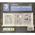 1799895 Madesmart 3-piece Kitchen Drawer Organization Set