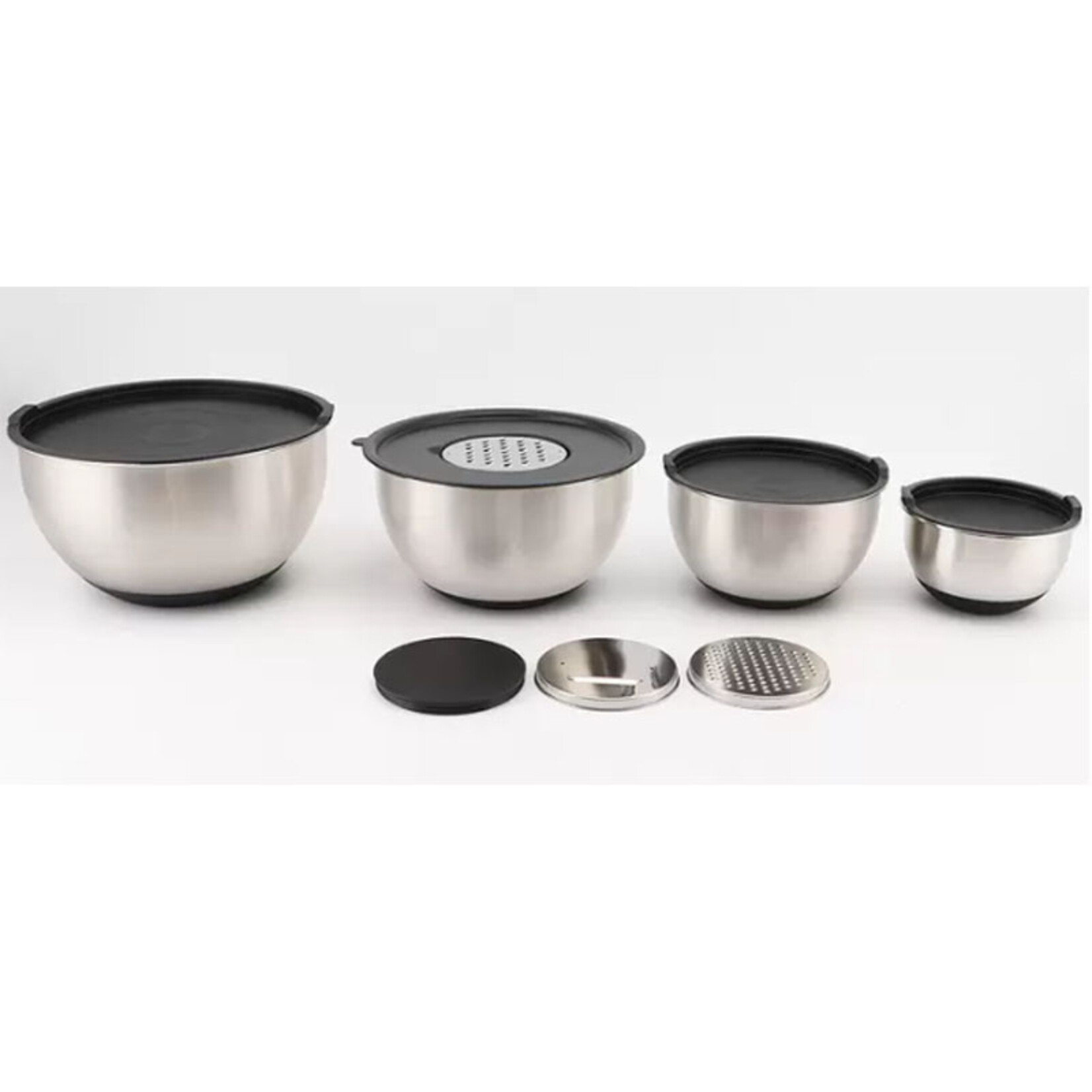 1039445 MIU Stainless Steel Mixing Bowl with Graters, Set of 8