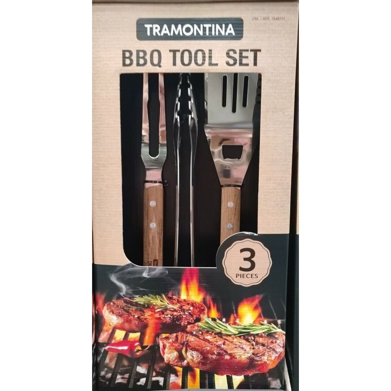 1548701 Tramontina BBQ 3 Piece Tool Set