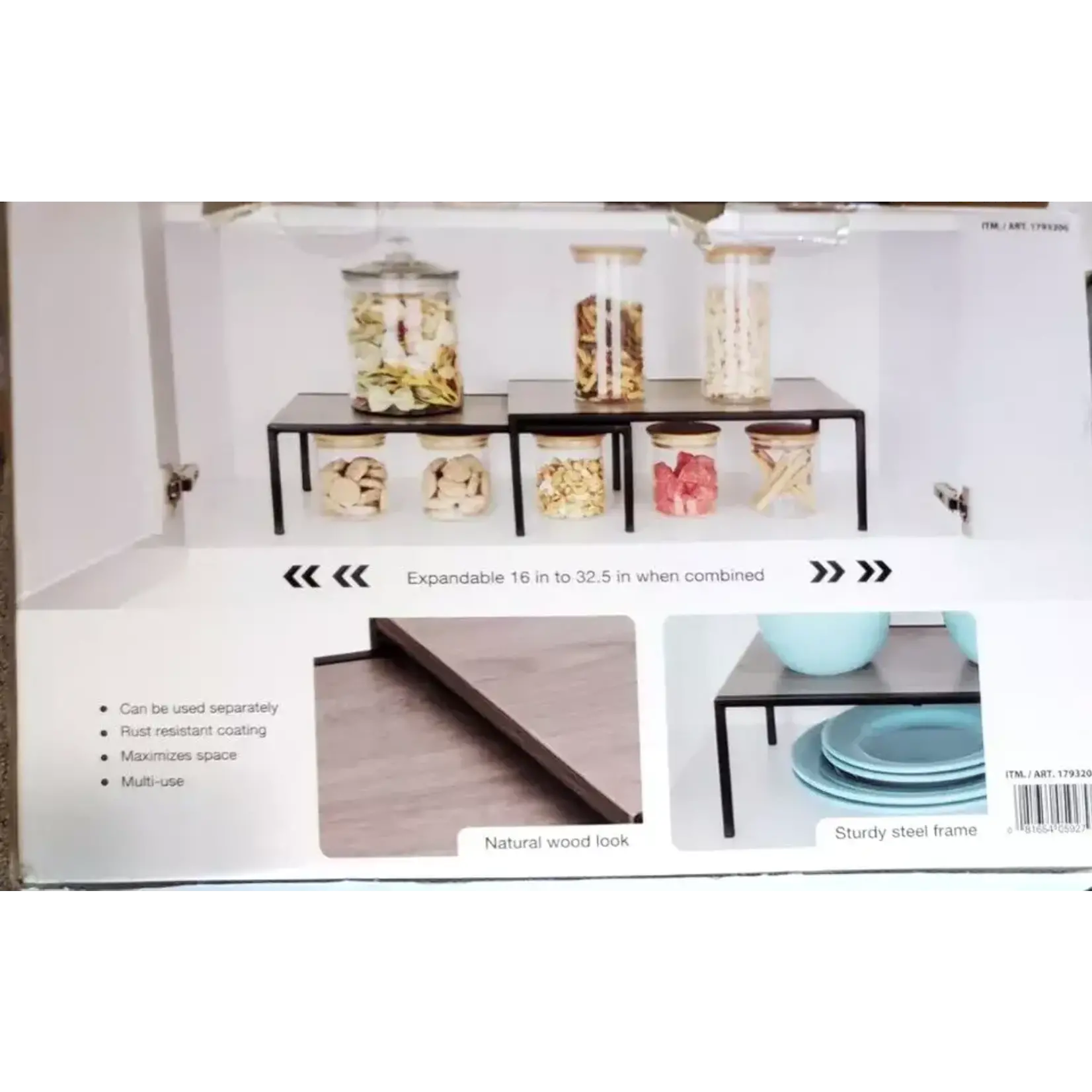 1823469 Smart Design Shelf Expandable Organizer, Set of 2