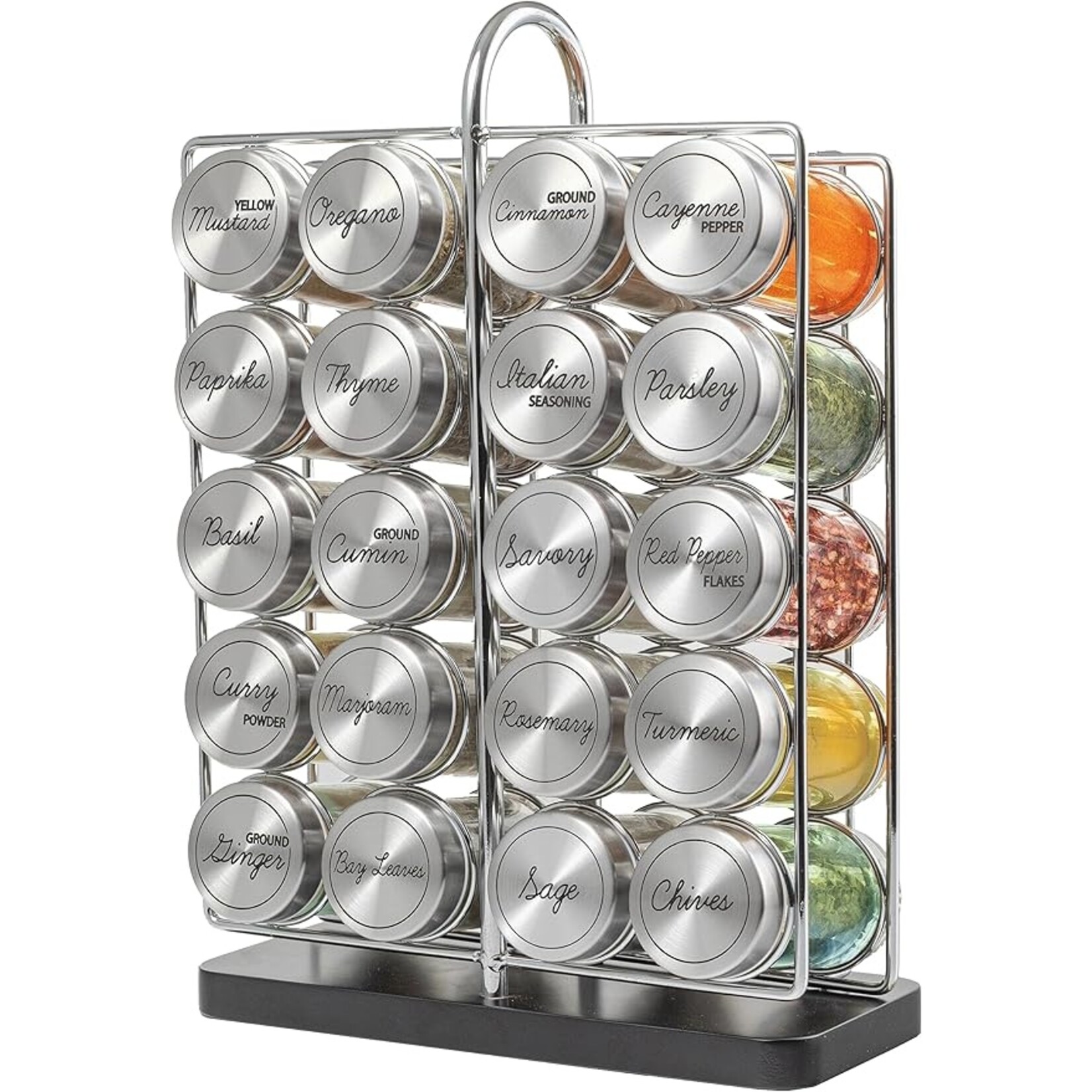 1490820 Orii Jar Spice Rack, Set of 20