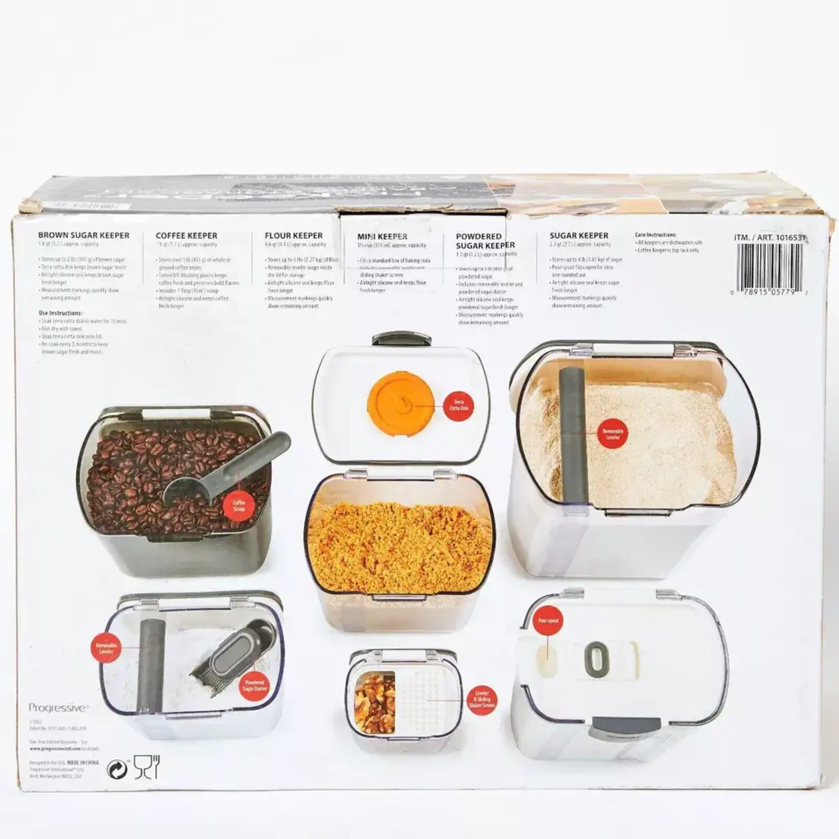 1016531 ProKeeper 6-piece Bakers Storage Set