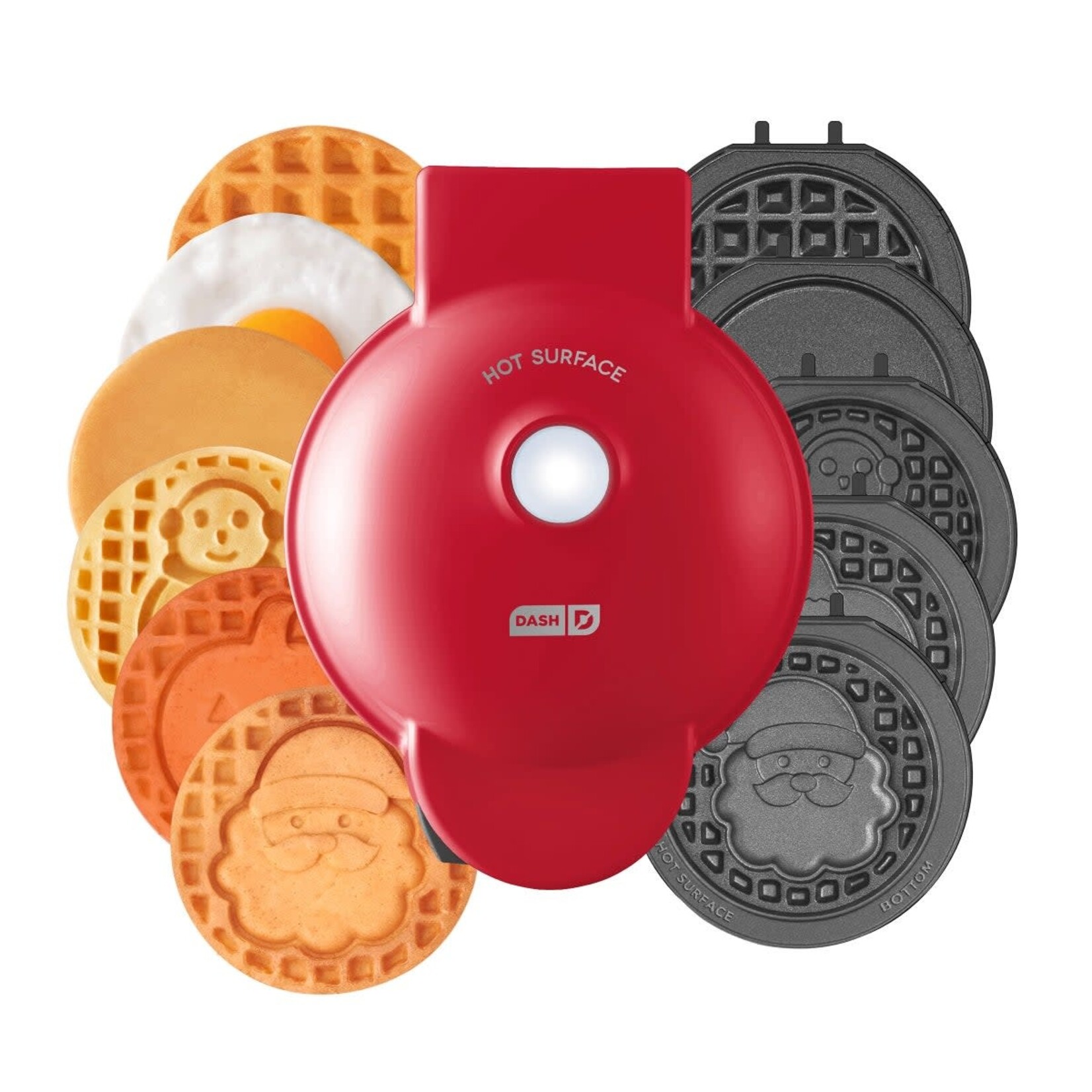 1733544 Multi-Plate Mini Maker With 7 Removable Plates and Storage Case