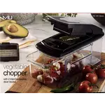 Miu Vegetable Chopper with 2 interchangeable dicer blades and Pusher